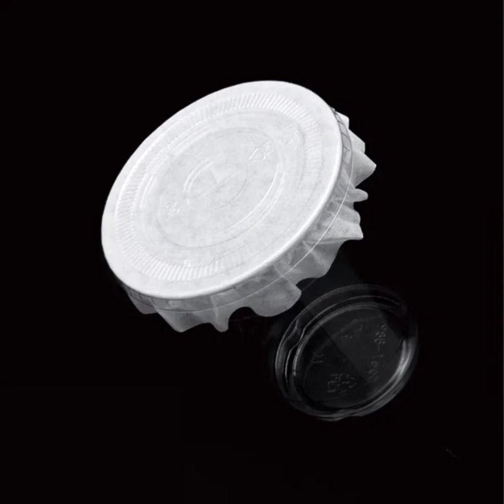 500Pcs Anti Overflow Leak Proof Paper Round Milk Tea Anti Leakage Paper Film  Kitchen Supplies