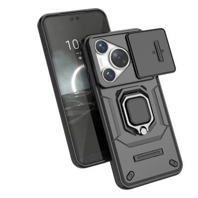 Lens Camera Armor Phone Cases For Huawei Pura 70 Ultra Pura70 Pro+ Slide For Mate 60 Mate 70Pro Shockproof Back Cover
