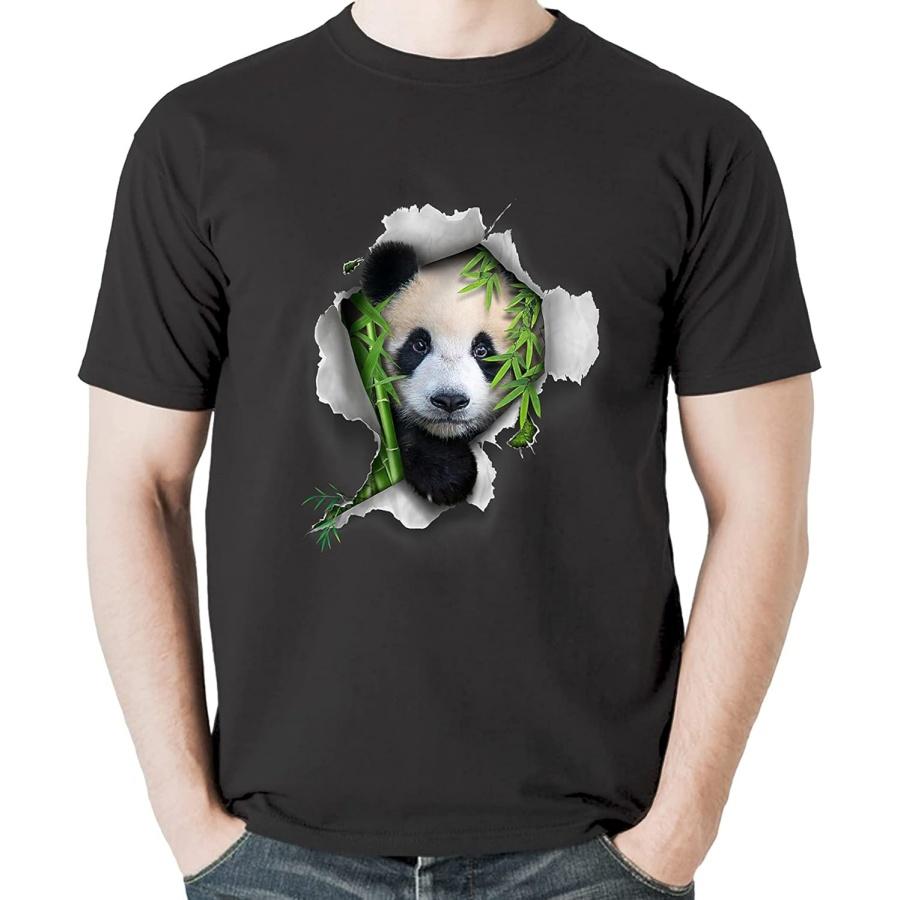 

Panda Bear, Cute Panda, Funny Panda, Zoo Animal, Panda T-Shirt Sweatshirt Hoodie Tanktop for Men Women Kids Black S різнокольоровий
