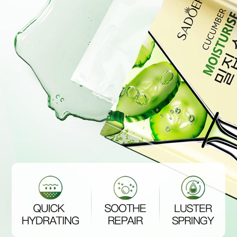 Cucumber Rejuvenation Mask SADOER Hydrating and Moisturizing Plant Fruit Mask
