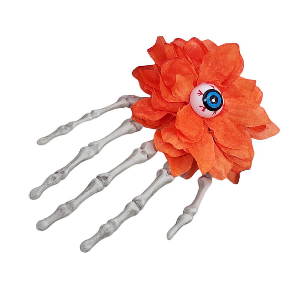 Unique Skeleton Grip Hairpins Theme Hair Clip Costume Party Headwear for Halloween Dress Up and Themed Gatherings