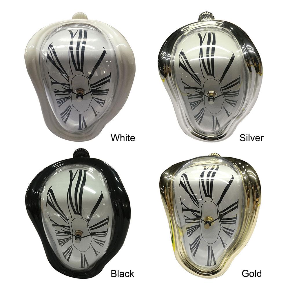 Surreal Distorted Wall Clock Novel Surreal Melting Distorted Wall Clocks Melted Wall Clock for Home Office Shelf Desk Table