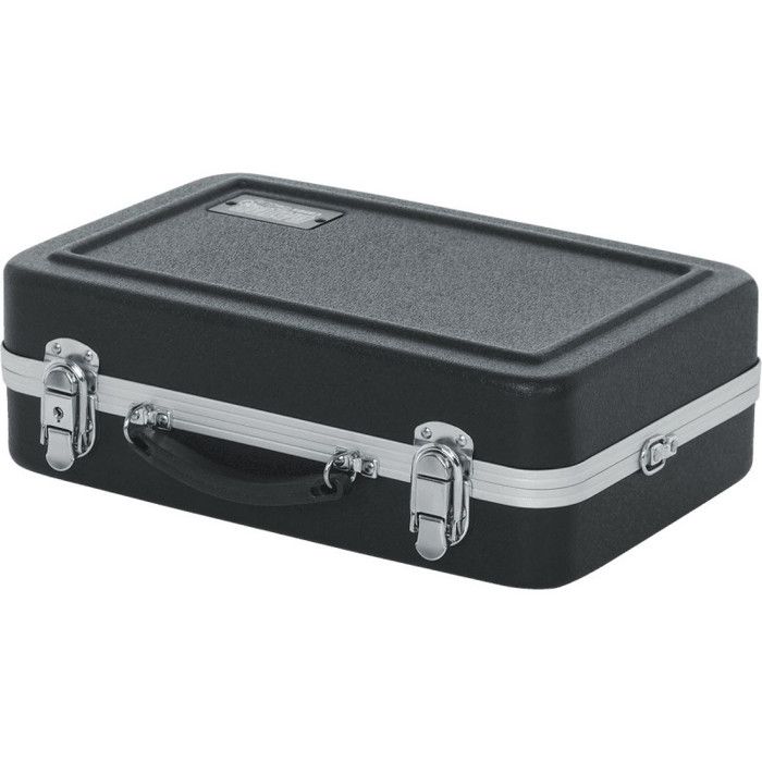 Étui moulé pour clarinette - Gator - Noir - ABS de luxe - Poignée boulonnée - Garnitures chromées