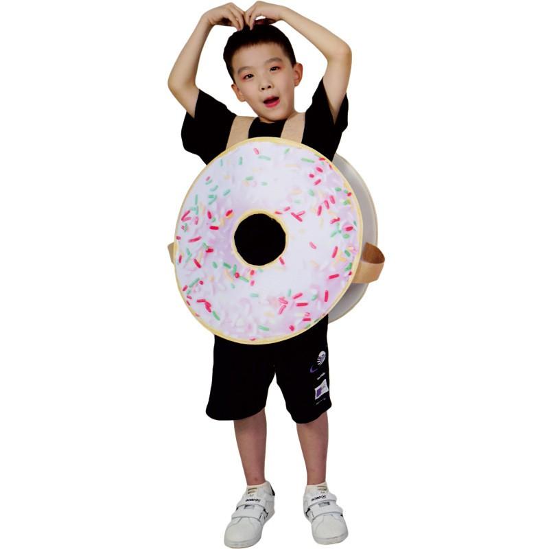 Halloween Costume Set Family Matching Outfit Kids Adult Donut Themed Cosplay Photography Party Accessory