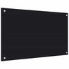 Vidaxl Panele Ochronne Do Kuchni, Czarne, 2 Szt., 80X50 Cm, Szkło
