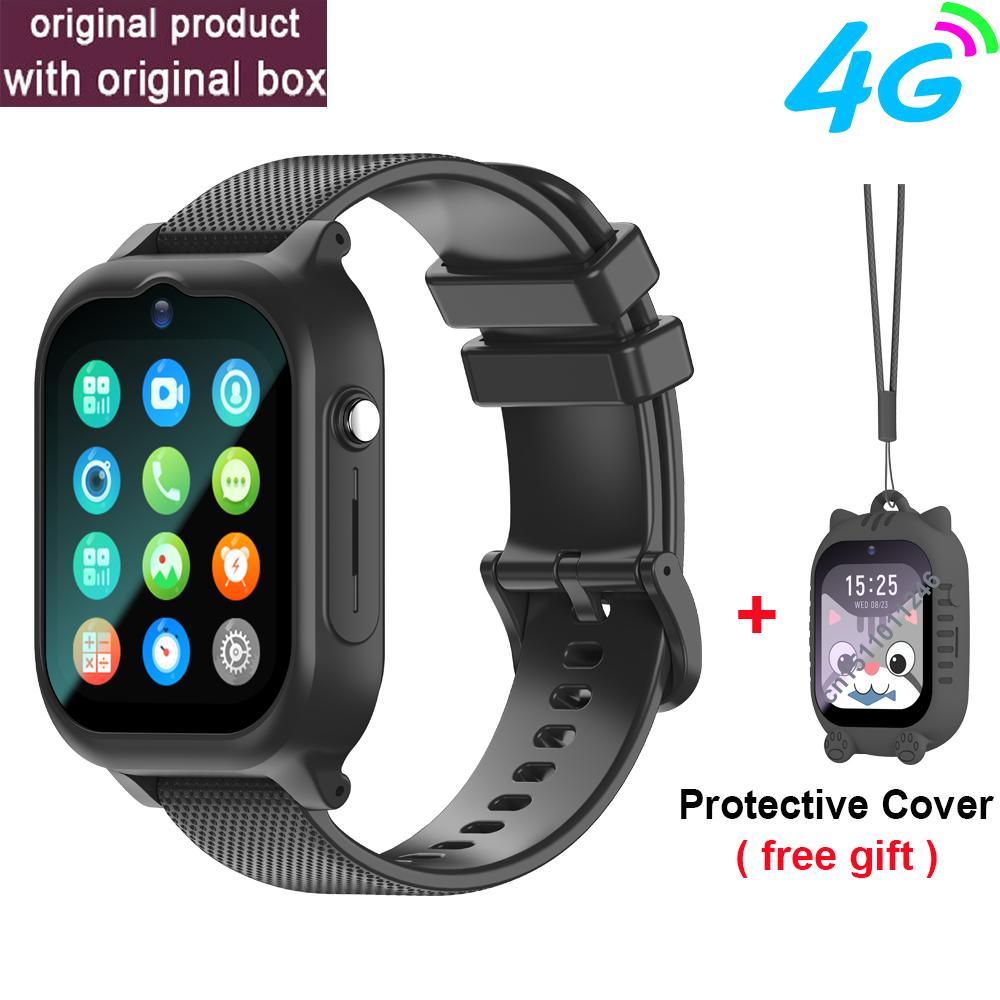 

Newest 4G Children s Smart Watch GPS WIFI Tracker, Video Calling, SOS Alert, Voice Monitor & Camera Kids Phone Watch Gift чорний