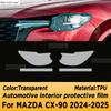 For MAZDA CX-90 2025 Panel Navigation Automotive Interior TPU Protective Film Anti-Scratch Sticker Accessories