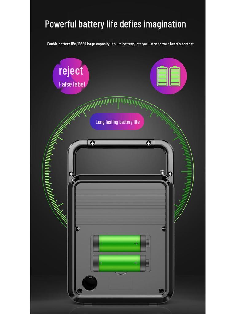 Portable Outdoor Bluetooth Speaker with High Volume