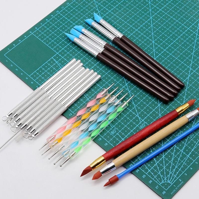Carving Modeling Clay Sculpting Tool Set Pottery Sculpture Tool Plastic Modeling Tool Double End Dotting Clay Scraper