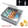 Fully Automatic Digital Egg Incubator, 16 Egg Capacity W/ LCD Display, 110V/12V Dual Voltage, Temperature and Humidity Control