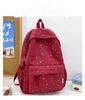 Schoolbag Korean Ins Wind Star Backpack Female Large Capacity Junior High School Student School Bag Leisure Travel Computer Backpack