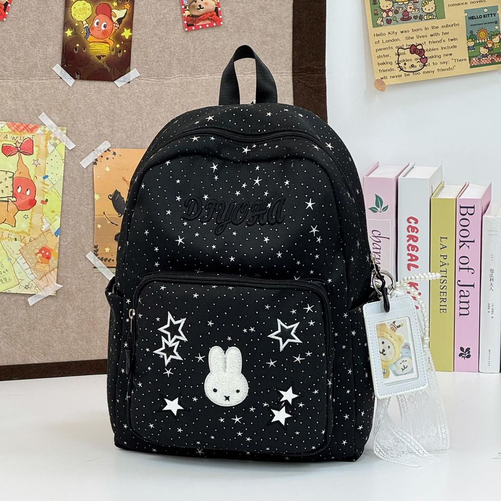 New Cute INS Cartoon Star, Girls' Backpack for Middle and High School Students, Korean Style Niche Student Commuter Backpack