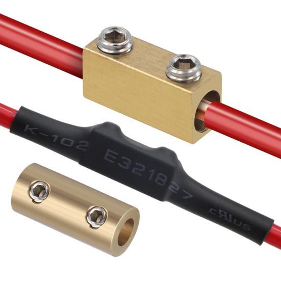 Wire Connectors Tinned with Heat Shrink Butt Brass Mechanical Butt Splice