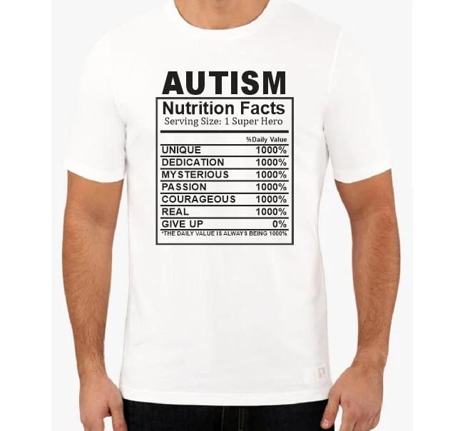 Autism Ingredients T shirt Tee Super Hero, unique, passionate M