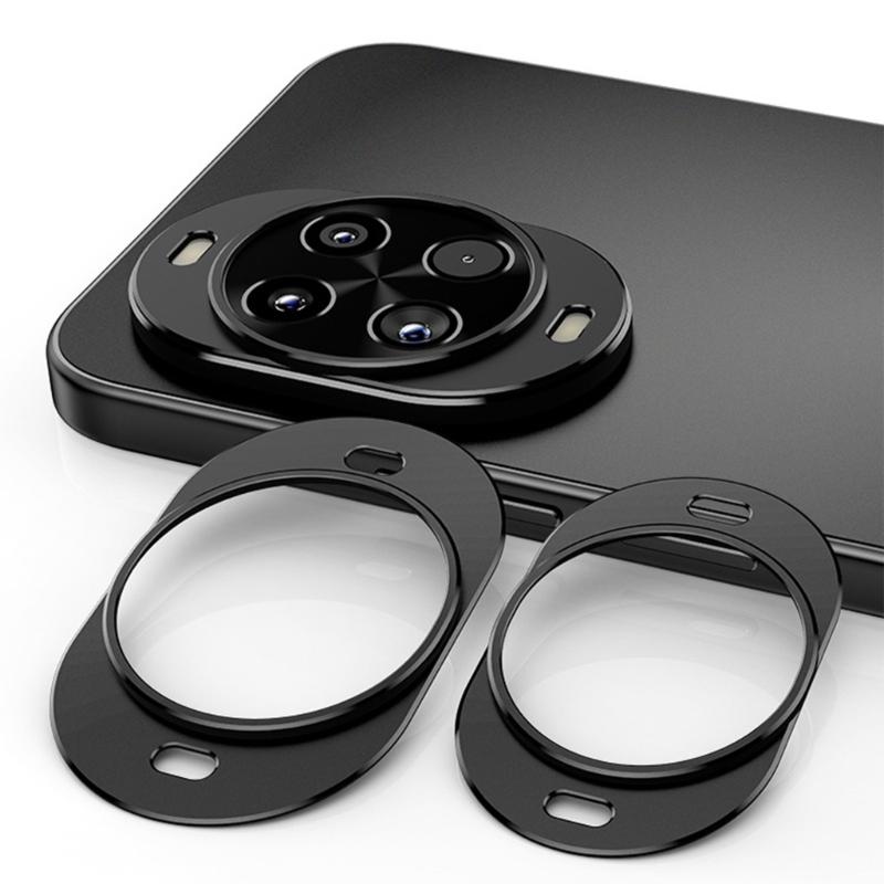 Hollowed Out Structure Reinforced Metal Camera Protector Suitable For Mobile Devices Dustproof Design Scratch Resistant