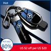 FRZ3 Hot 2025 3 Buttons Car Zinc Alloy Key Case Cover Shell Fob For Mercedes Benz CLS CLA GL R SLK AMG A B C S Class Car-Styling Acce