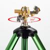 Τρίποδος Εκτοξευτήρας, Εκτοξευτήρας Κήπου, Περιστρεφόμενος 360 Μοιρών Εκτοξευτήρας Άρδευσης για Γκαζόν/Αυλή/Κήπο, Ρυθμιζόμενου Ύψους