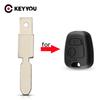 KEYYOU 10x Metal NE78 Car Key Blade For Citroen For Peugeot Replacement Uncut Key Blade