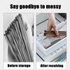 Small Large Chopstick Box Dustproof Tableware Storage Box Plastic Utensil Storage Box With Lid