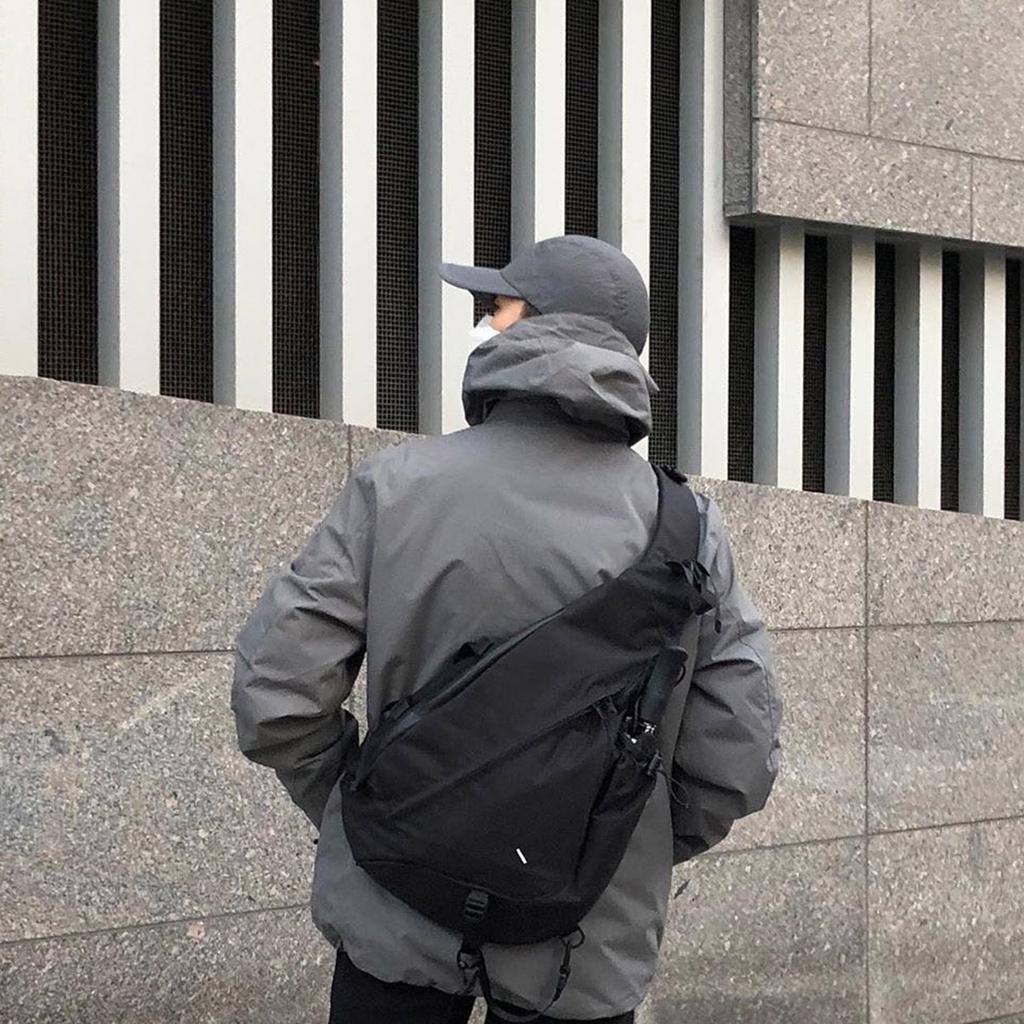 Large Capacity Men'S Chest Pack Casual Hip Hop Travel Unisex Crossbody Bag High Quality Nylon Storage Shoulder Bag Free Shipping