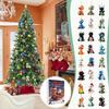 Christmas Countdown Advent Calendar With Cute Dragon Baby Ornaments For Holiday Decor