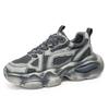 2025 men's shoes four seasons new low-top fly-woven breathable casual fashion platform men's sports trend dad shoes