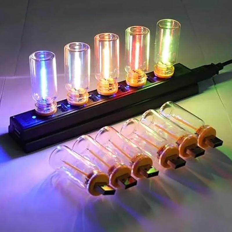 USB Touch Control LED Nachtlicht Dimmen Licht Auto Innen Atmosphäre Licht LED Filament Licht Auto Bunte Dekorative Lampe