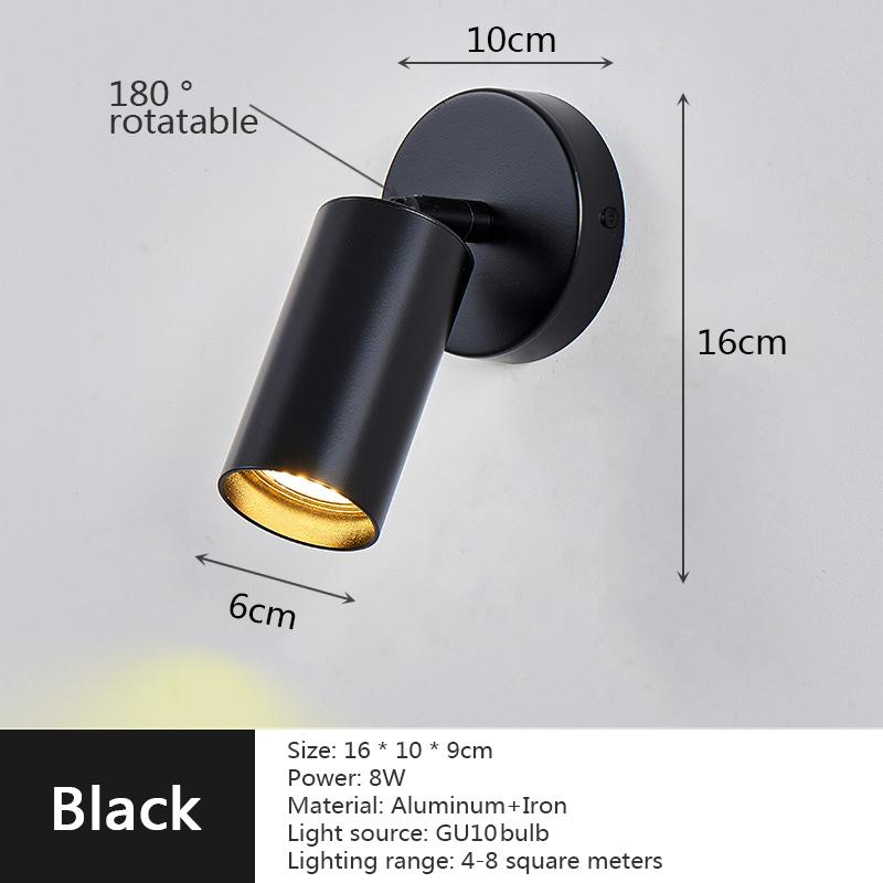 

Современный круглый настенный светильник, черный/золотой, роскошный металлический настенный светильник, используемый для лестницы, прикроватной тумбочки, дивана, заднего фона, декоративного освещения Cool white&220V