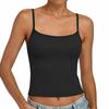 Women's Vest With Chest Cushion, Camisole, Sleeveless Top