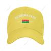 Baseball Cap Burkina Faso EST Independence Day Wild Sun Shade Peaked Adjustable Outdoor Caps