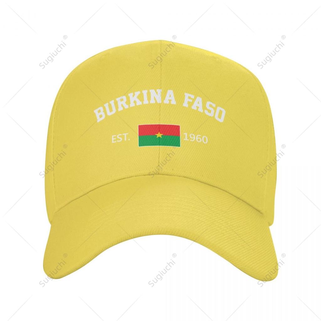 Baseball Cap Burkina Faso EST Independence Day Wild Sun Shade Peaked Adjustable Outdoor Caps