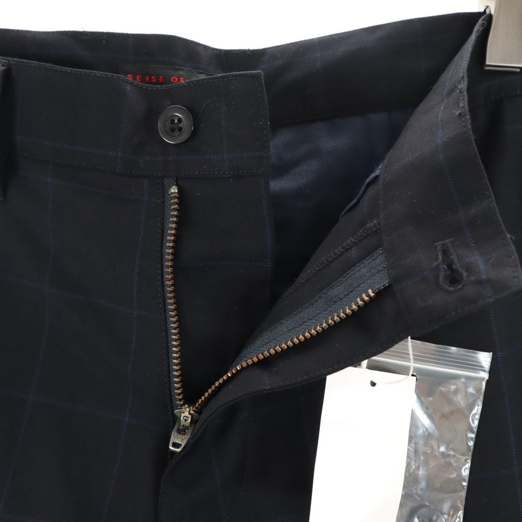 unused SENSE OF PLACE Windowpane Check Pattern Shorts M Urban research Men's Used