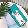 Cute Llama Case For Xiaomi Redmi Note 9 8 10 11 12 Pro Note 11S 10S 9S Redmi 12C 9C 10A 10C Back Cover