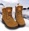 Herren Rindsleder Wolle Pelz Arbeitsstiefel - Dick & Warm Martin Schneestiefel