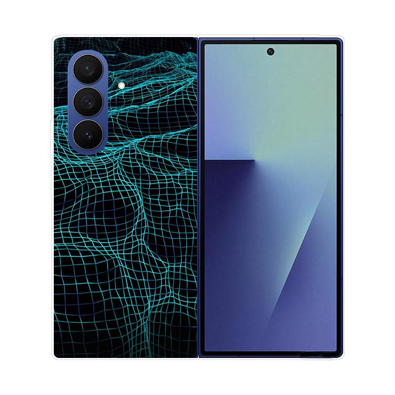 Transparent Folding Phone Case For Samsung Galaxy Z Fold 6 7 Clear Shockproof Hard PC Cover For Samsung Z Fold7 Fold6 Shell Capa