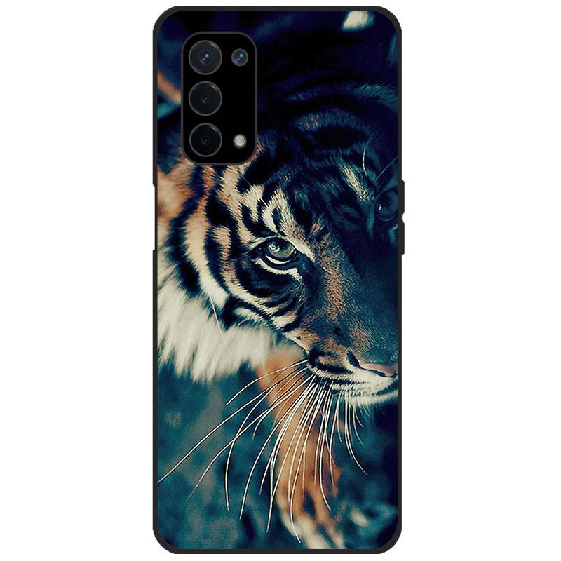Phone Cases For Oppo A54 A74 A93 A93s 5G Case Silicone Soft TPU Protective Back Cover For Oppo A74 4G Case Cute Cat Bag Bumper