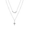 Simple And Versatile, Sweet And Cool Double-Layer Niche Design Necklace, Fashionable Commuting, Exquisite Collarbone Chain.