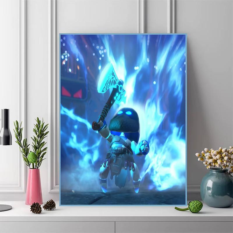 Astro Bot 100% Round Full Drill 5D DIY Diamond Painting Embroidery Cross Stitch Rhinestone Décor