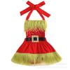 Christmas Costume Green Hair Grinch Costume Children's Dress Performance Costume