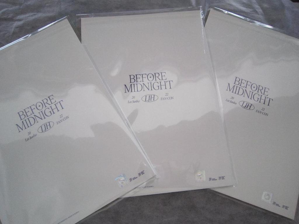 [USED] Junho "Before Midnight" Korea Concert Photo Book (3 volumes)