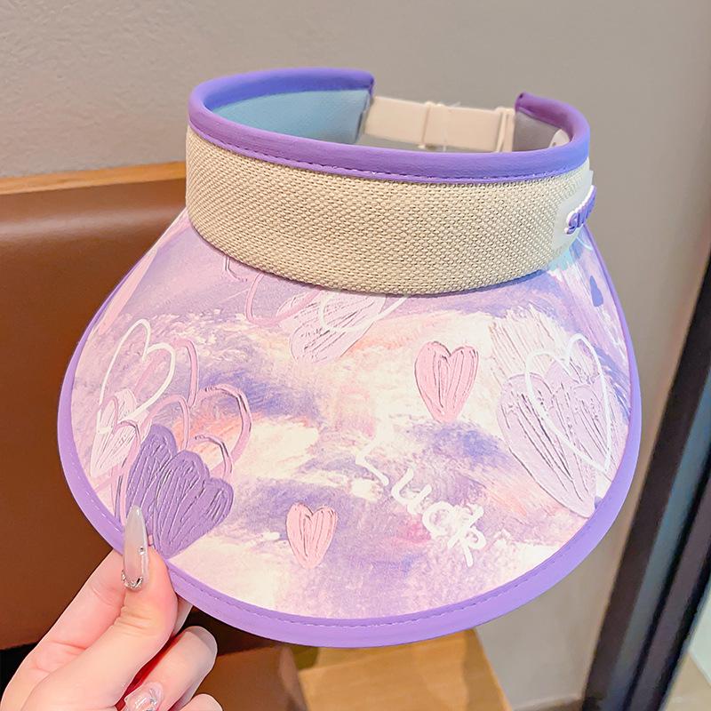 Kinder UV-Schutz Cartoon Sonnenblende Hut für Outdoor Sommer Spaß