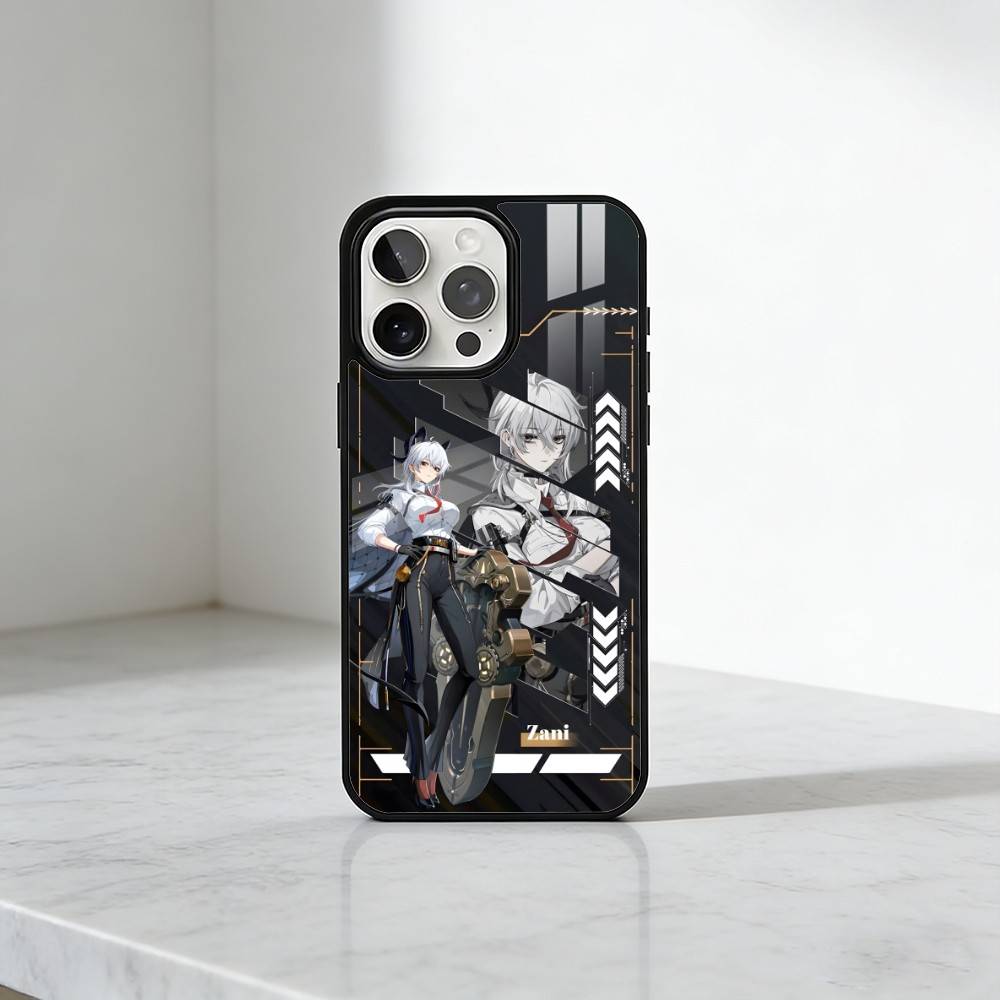 

Game WUWA Lupa Pouster Printed Phone Case For iPhone17,16,15,14,13 Plus,Pro Max Magnetic For Magsafe Wireless Charging iPhone15PROMAX