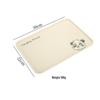 Cream Style Little Bear Rectangular Tea Tray for Cups, Snacks, and Fruits