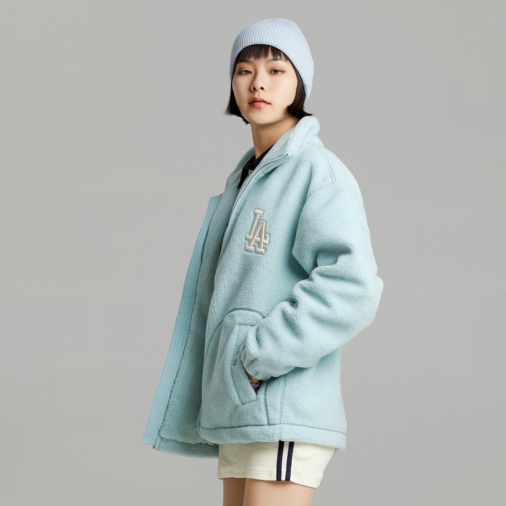 New MLB Velvet Jackets Unisex Blue 3AFDB0626-07BLL