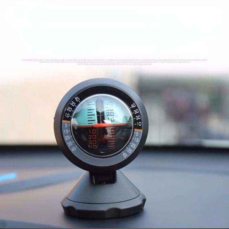 

Измеритель наклона автомобиля, измеритель уровня, самочувствительный измеритель уклона, инструмент для украшения автомобиля, балансир, практичные украшения для автомобиля 5.5cm×8cm чёрный