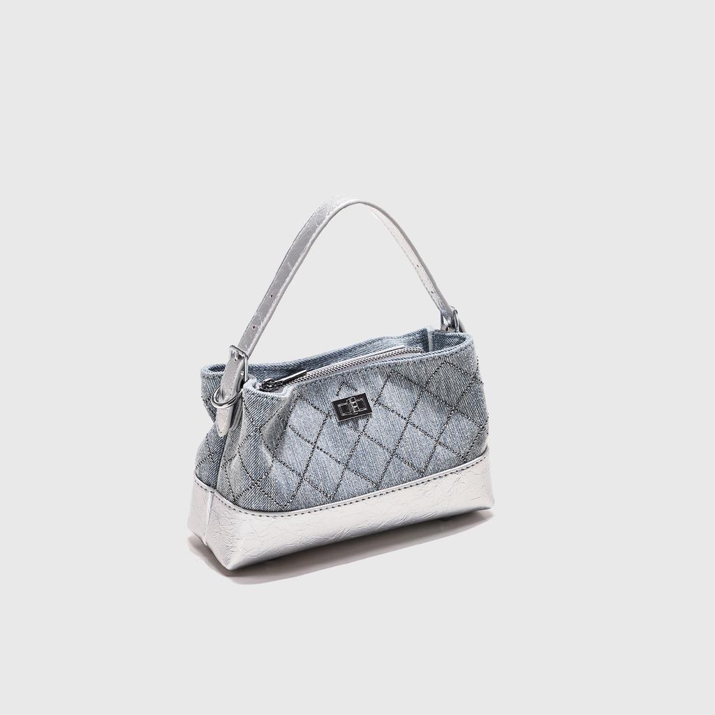 Rautenförmige Umhängetasche - Sommerliche Modische Crossbody-Tasche, Kleinformatig, Nische, Einzel-Schultergurt Beuteltasche