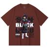 230 Gsm 100% Cotton Dragon Ball V16 Black Goku Print Unisex Heavy Cotton T Shirt