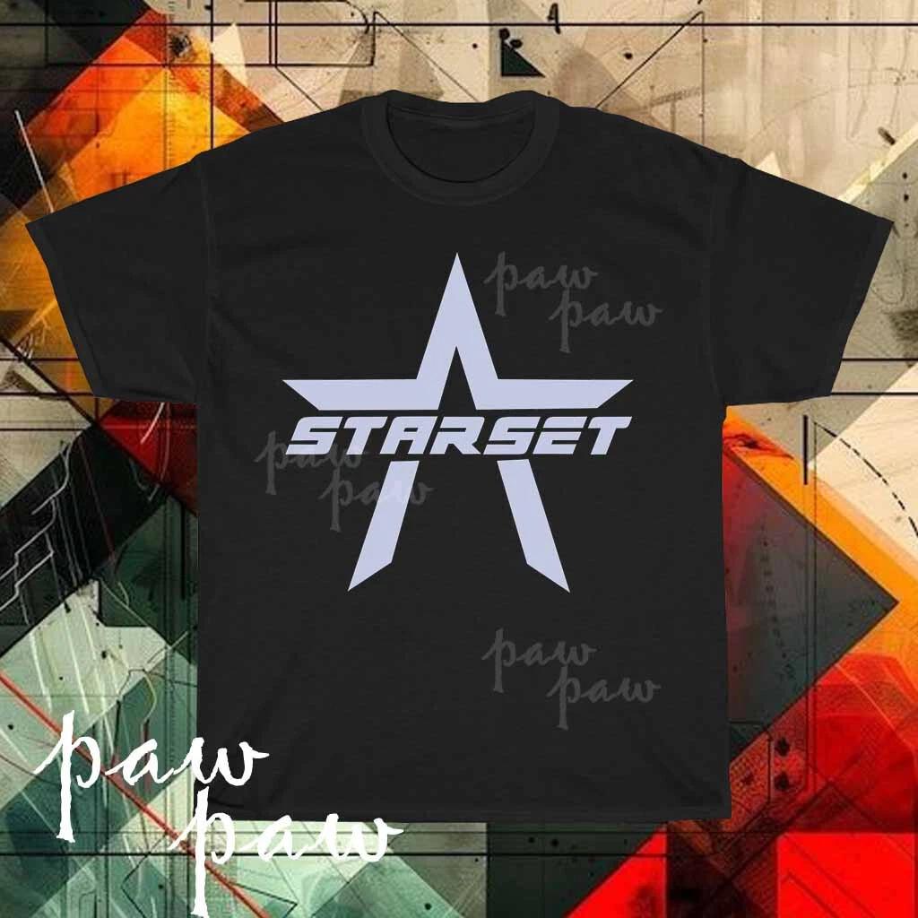 Новая мужская футболка Starset Divisions Logo смешной размер от S до 5XL S