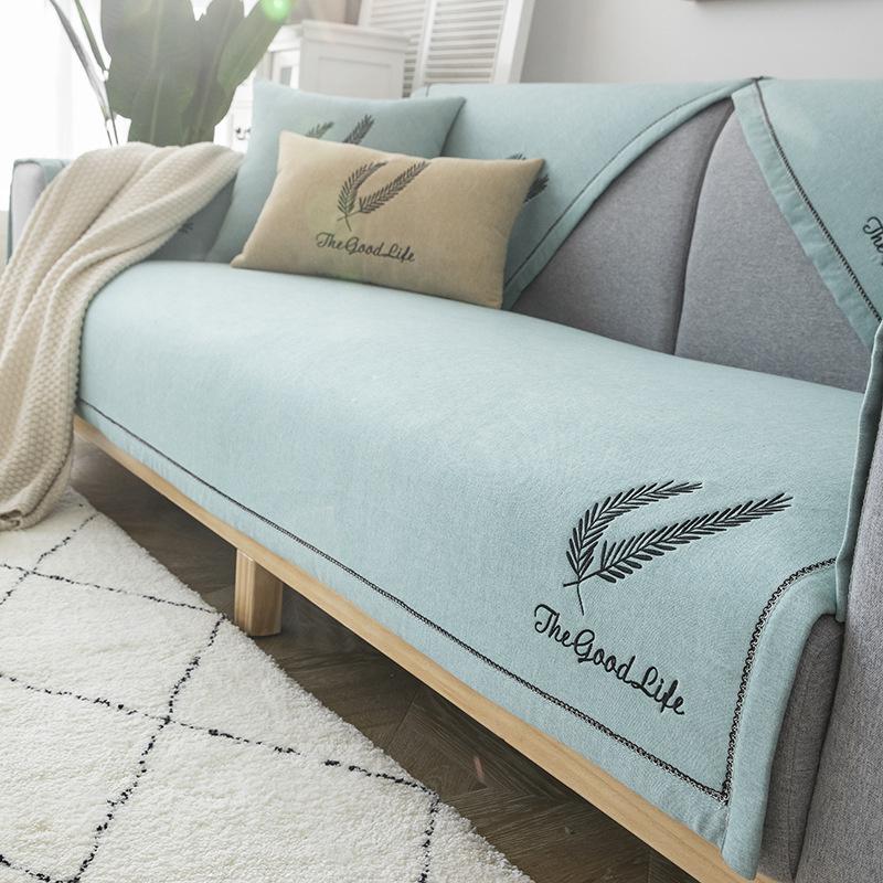 Chaise Lounge Sofabezug, europäischer Universal-Sofahandtuchbezug, rutschfester Couchbezug für Wohnzimmer, Heimdekoration, Sofahandtuch