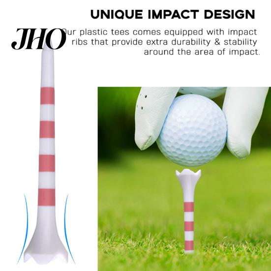 Short Golf Tees 20Pcs High Stability Low Friction Unbreakable Lightweight Simple Installation Training Tools